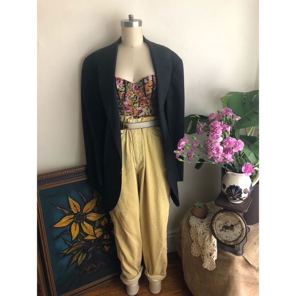 Vintage-Brooks Brothers-Striped-Oversized Blazer - Picture 7 of 8